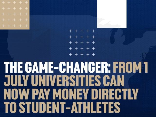 The Game-Changer: From 1 July Universities Can Now Pay Money Directly To Student-Athletes 