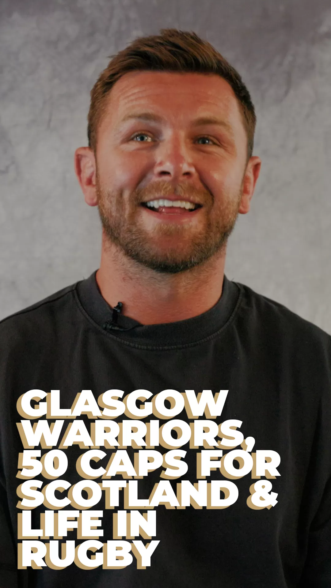 GLASGOW WARRIORS, 50 CAPS FOR SCOTLAND & LIFE IN RUGBY - RYAN WILSON