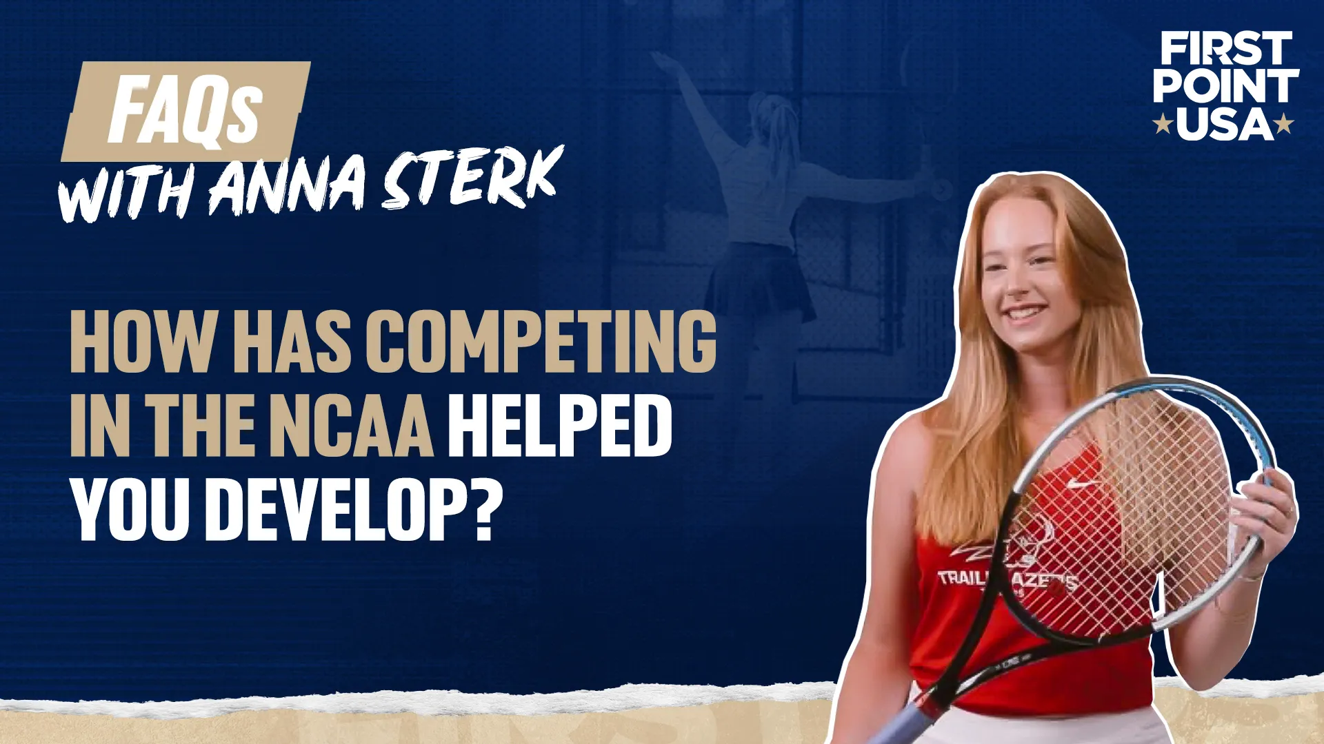How has competing in the NCAA helped you develop?