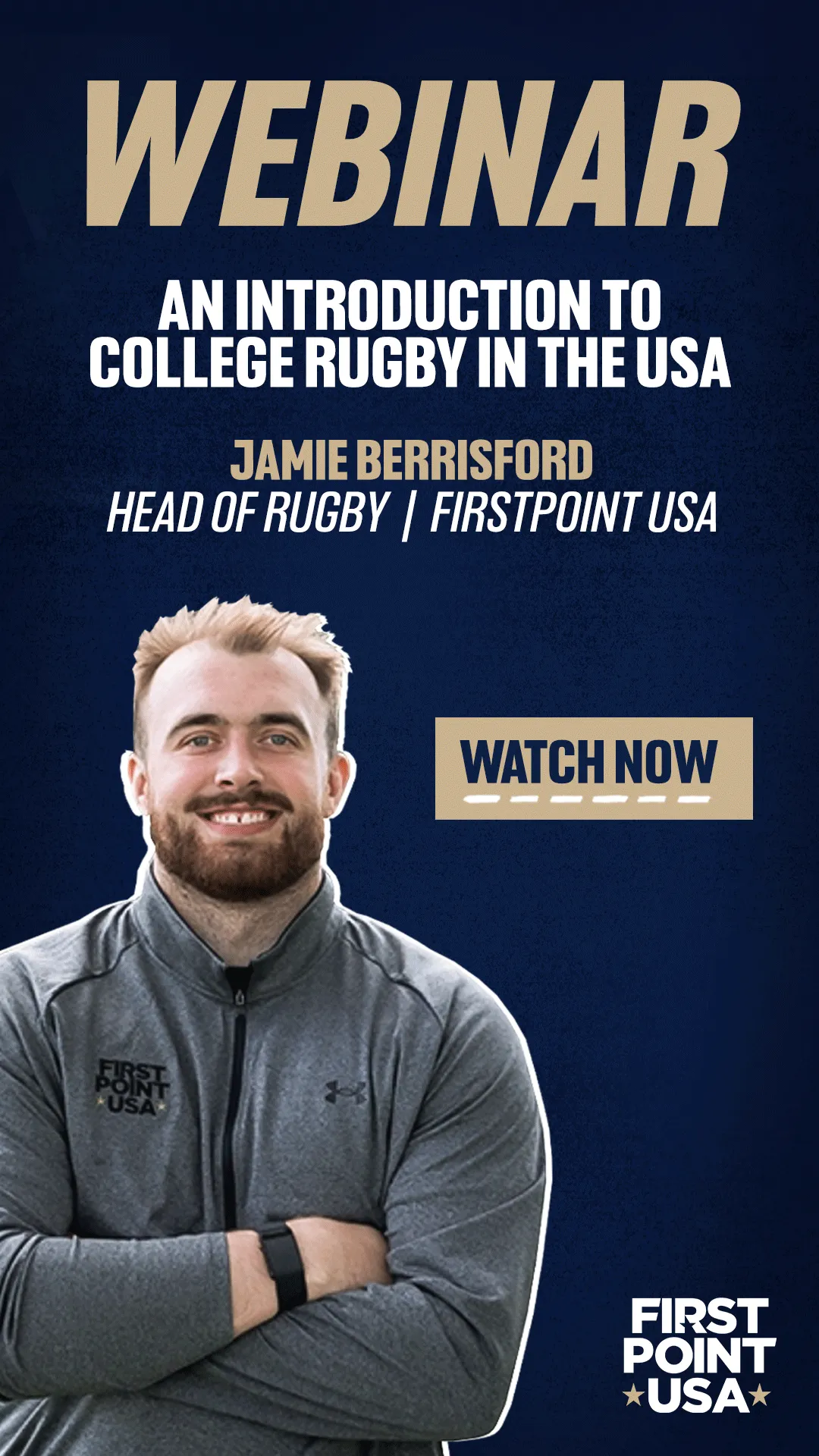 An Introduction to College Rugby in the States with Head of Rugby Jamie Berrisford