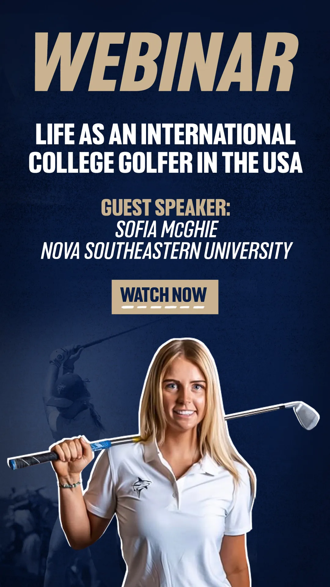 Life as an international golfer in the USA - Sofia McGhie